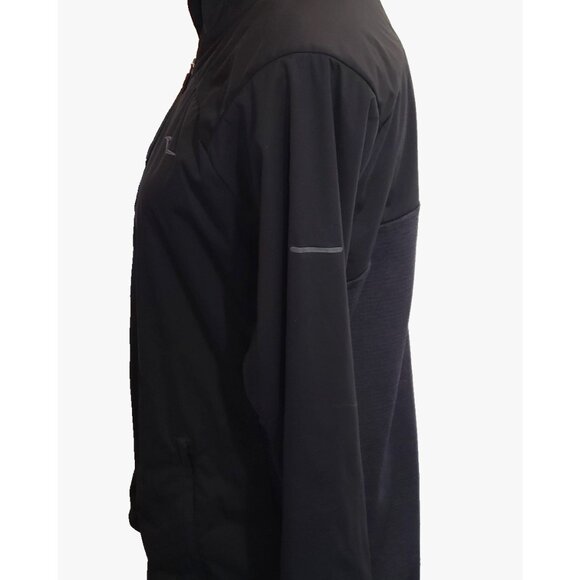 Saucony Packable Running Jacket Women’s Large Black Full Zip - Picture 4 of 9